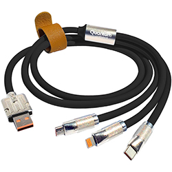 QFB Heavy Duty 3-in-1 Charging Cable