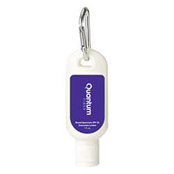 1oz SPF 30 Sunscreen with Carabiner